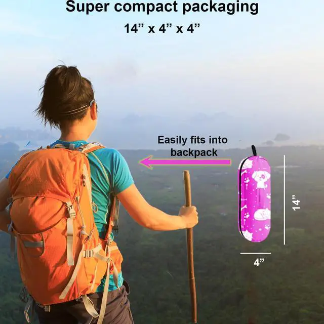 Alt view image 4 of 7 - Youth and Kids Camping Chair | Ultra Lightweight, Foldable and Heavy Duty | Ideal Indoor/Outdoor Kid Chair for Camping, Beach, Sports and Lawn (Pink)