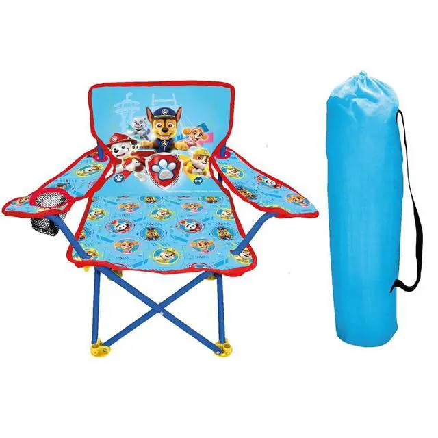 Alt view image 4 of 5 - Paw Patrol Kids Camping Chair, Camp Fold N Go Chair with Carry Bag