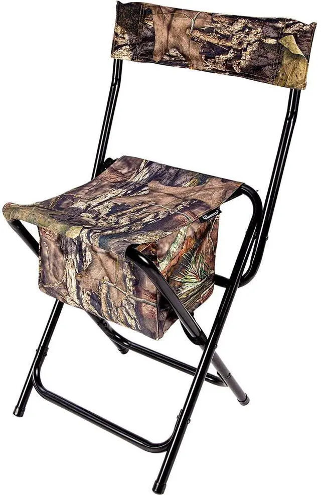 Main image of Hunting Foldable Design Portable Lightweight High-Back Blind Chair with Backrest, Mossy Oak Break-up Country