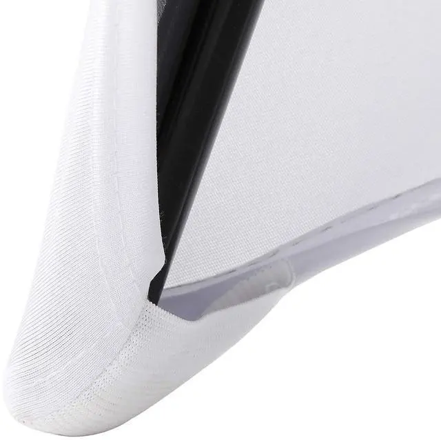 Alt view image 6 of 7 - Stretch Spandex Folding Chair Cover for Wedding Party Dining Banquet Event (White,12pcs)