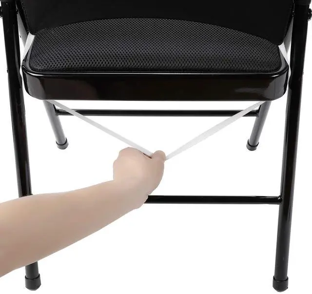 Alt view image 7 of 7 - Stretch Spandex Folding Chair Cover for Wedding Party Dining Banquet Event (White,12pcs)