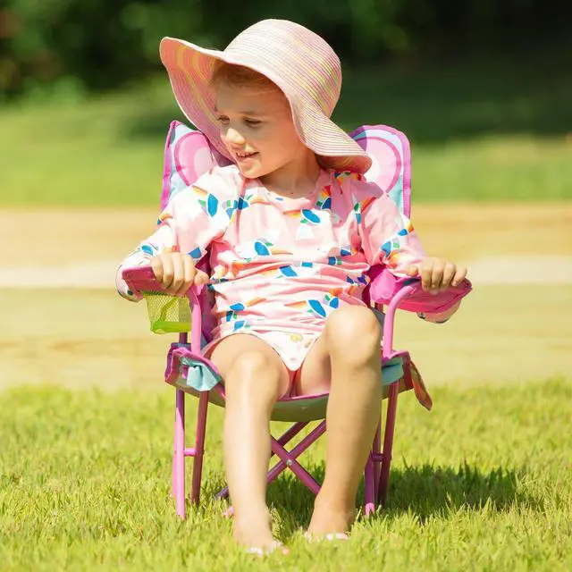 Alt view image 2 of 7 - Sunny Patch Cutie Pie Butterfly Folding Lawn and Camping Chair