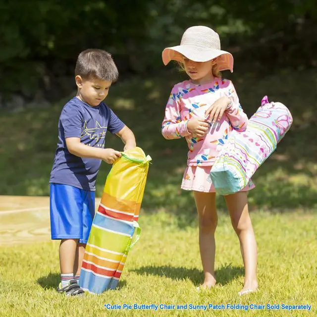 Alt view image 7 of 7 - Sunny Patch Cutie Pie Butterfly Folding Lawn and Camping Chair