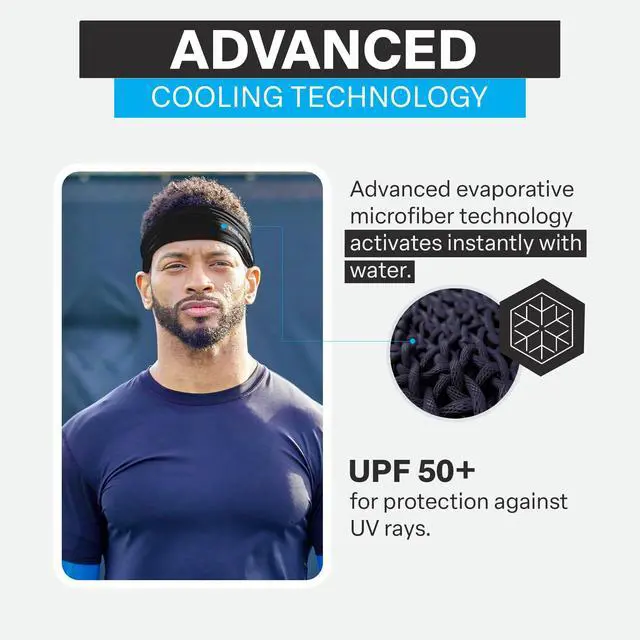 Alt view image 3 of 7 - Instant Cooling Headband for Women and Men, 3 Pack, Neutral
