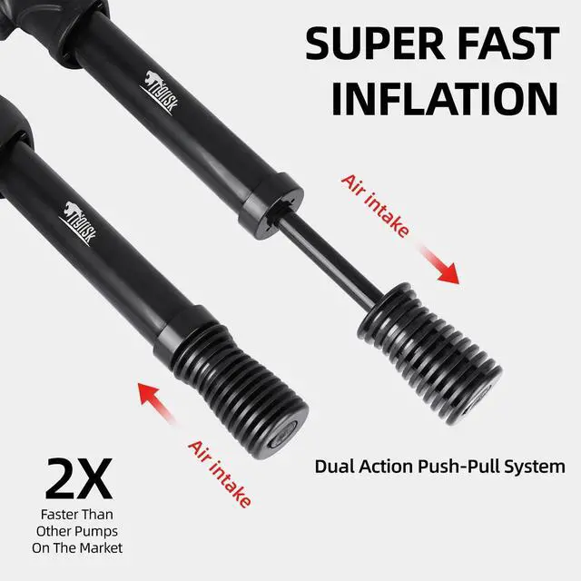 Alt view image 6 of 7 - Ball Pump with Pressure Gauge, Portable Sports Air Pump