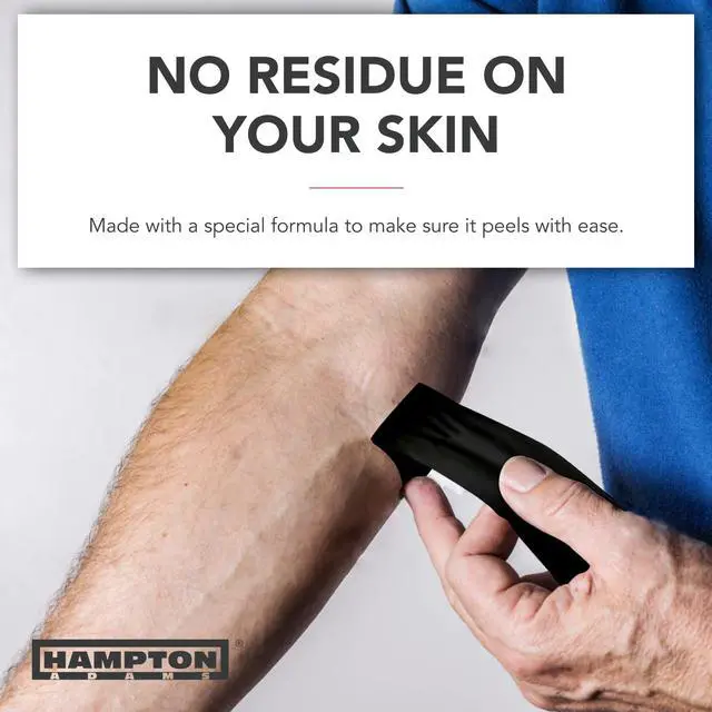 Alt view image 4 of 7 - | As Seen on Shark Tank | Original Athletic Sports Tape (3-Pack) | 45ft Rolls | Very Strong Easy Tear NO Sticky Residue | Best Tape for Athlete & Trainers | Fingers Ankles (Black)