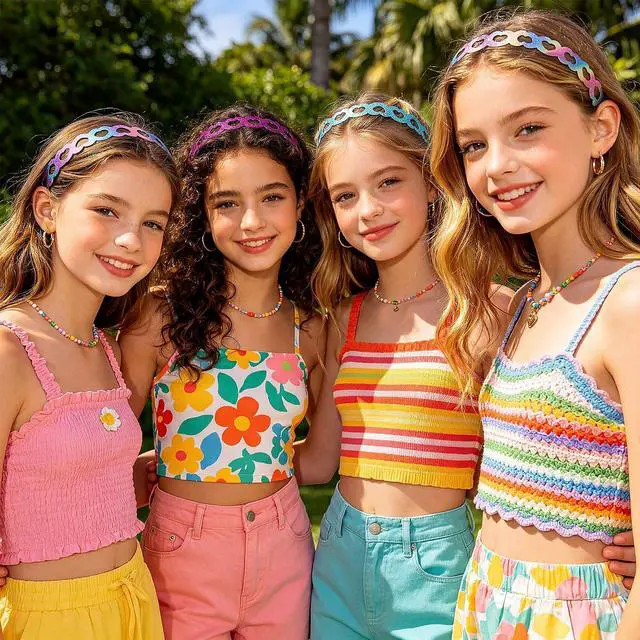 Alt view image 4 of 6 - 10 Pcs Glitter Headbands Girls, Adjustable Non Slip Elastic Sports Hair Bands Softball Sparkly Heart Stretchy Shiny Headband Workout Fashion Hair Accessories for Women Party Favor