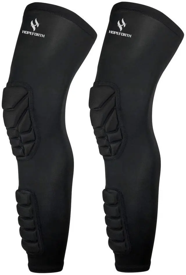 Main image of Knee Calf Padded 2 Pack Compression Leg Sleeve Shin Protective Support