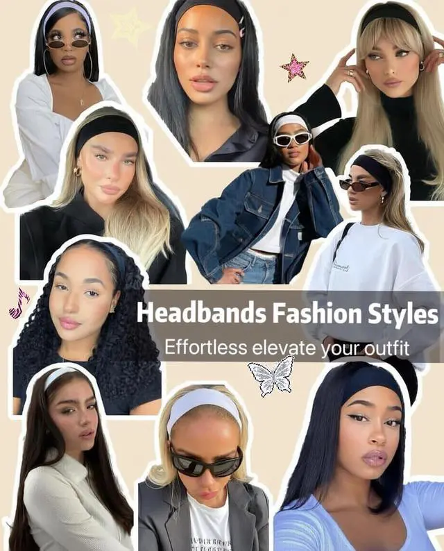 Alt view image 6 of 7 - Headbands for Women Non Slip Sports Headband Fashion Hair Accessories