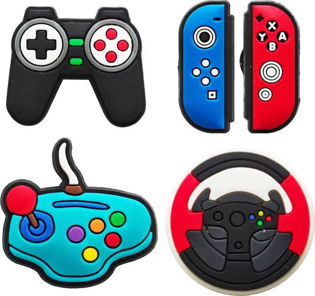 Alt view image 4 of 7 - 48 PCS Shoe Charms for Boys Girls & Kids : Sports Car Truck Video Game and Space Decoration Pins for Clogs - Shoe Accessories - Party Favors Gifts