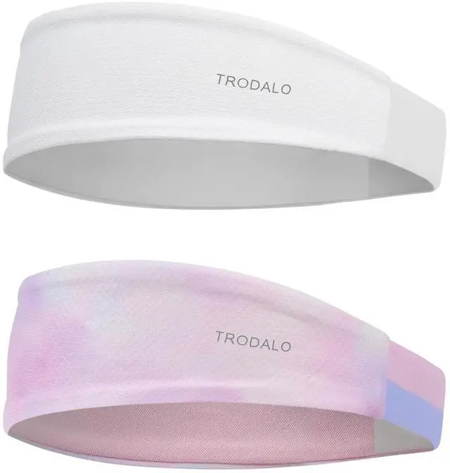 Main image of Kids Sports Headbands for Girls Boys, Moisture Wicking Elastic Cooling Sweatbands, Non-Slip Lightweight Stretchy Hairbands for Soccer, Running, Basketball, Tennis