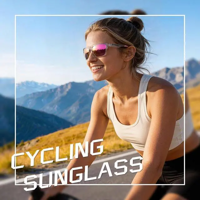 Alt view image 3 of 7 - Polarized Running Sunglasses for Women Mens Sun Glasses for Cycling Fishing Driving Golf UV Protection