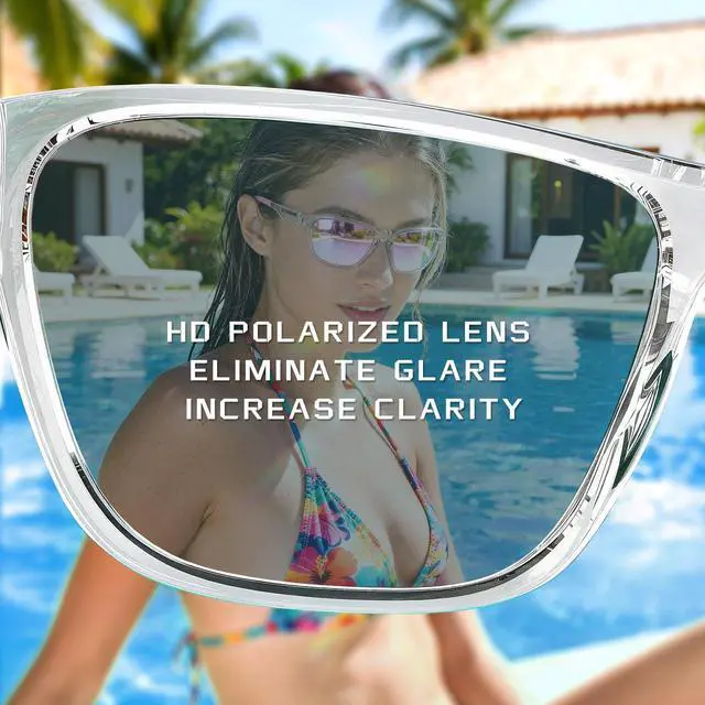 Alt view image 6 of 7 - Polarized Running Sunglasses for Women Mens Sun Glasses for Cycling Fishing Driving Golf UV Protection
