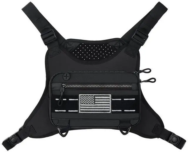 Main image of Sports Chest Bag For Men Women, Running Vest Bag With Built,Phone Holder For Workouts&Ski&Cycling&Hiking,Motorcycle Accessories