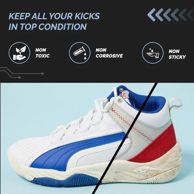 Alt view image 5 of 7 - 2 in 1 Sports Shoe Grip Spray, Provides Traction and Rejuvenates Soles. Multipurpose Grip Spray for Improving Basketball Shoe Grip. Anti Slip & Performance Enhancer