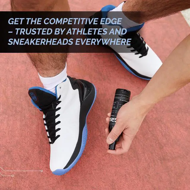 Alt view image 7 of 7 - 2 in 1 Sports Shoe Grip Spray, Provides Traction and Rejuvenates Soles. Multipurpose Grip Spray for Improving Basketball Shoe Grip. Anti Slip & Performance Enhancer