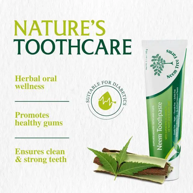 Alt view image 5 of 7 - Fluoride Free Toothpaste - Adult and Children Friendly - 100% Vegan Natural Toothpaste, Gluten Free, No Artificial Ingredients - Supports Daily Gum Care - with Clove & Stevia, 5 oz