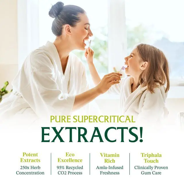 Alt view image 7 of 7 - Fluoride Free Toothpaste - Adult and Children Friendly - 100% Vegan Natural Toothpaste, Gluten Free, No Artificial Ingredients - Supports Daily Gum Care - with Clove & Stevia, 5 oz