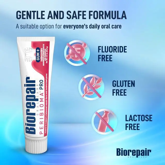 Alt view image 7 of 7 - Peribioma Pro - Hydroxyapatite Toothpaste for Daily Use, Fluoride Free Toothpaste for Healthy Mouth & Gums, Helps Prevents Plaque Formation, Oral Care Adults & Kids, 3.39 Oz Made in Italy