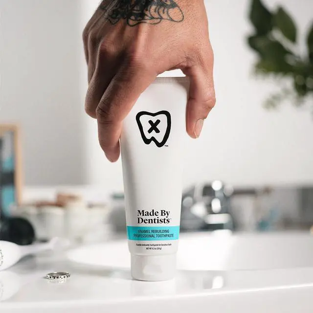 Alt view image 3 of 7 - Professional Enamel Rebuilding Toothpaste - 2 Pack - Remineralizing Nano Hydroxyapatite Toothpaste with Sodium Fluoride, ADA Approved, Vegan, 2 x 4.2oz