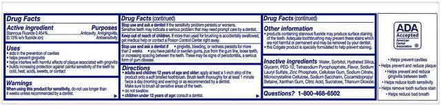 Alt view image 7 of 7 - Total Teeth Whitening Toothpaste, 10 Benefits Including Sensitivity Relief ,Whitening Mint, 4.8 oz ( Pack of 4 )