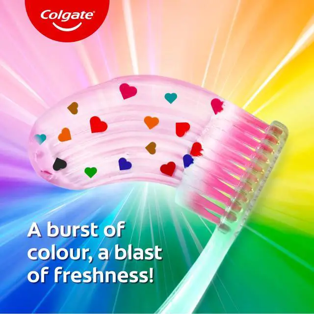 Alt view image 6 of 7 - MaxFresh Rainbow Fresh Gel Toothpaste, with Heart Shaped Cooling Crystals, Triple Mint Flavour, and Ultrafreeze Technology for Intense Freshness, Vegan, Gluten-Free 100g/3.5oz