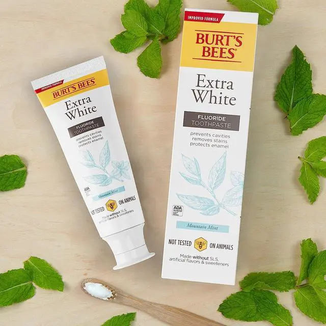 Alt view image 5 of 7 - Extra White Toothpaste, Fluoride Toothpaste, Natural Flavor, Mountain Mint, 4.7 oz, Pack of 3