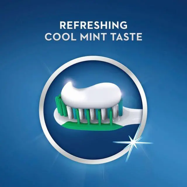 Alt view image 4 of 7 - Tartar Protection Whitening Cool Mint Flavor Toothpaste 8.2 Oz (Pack of 4)