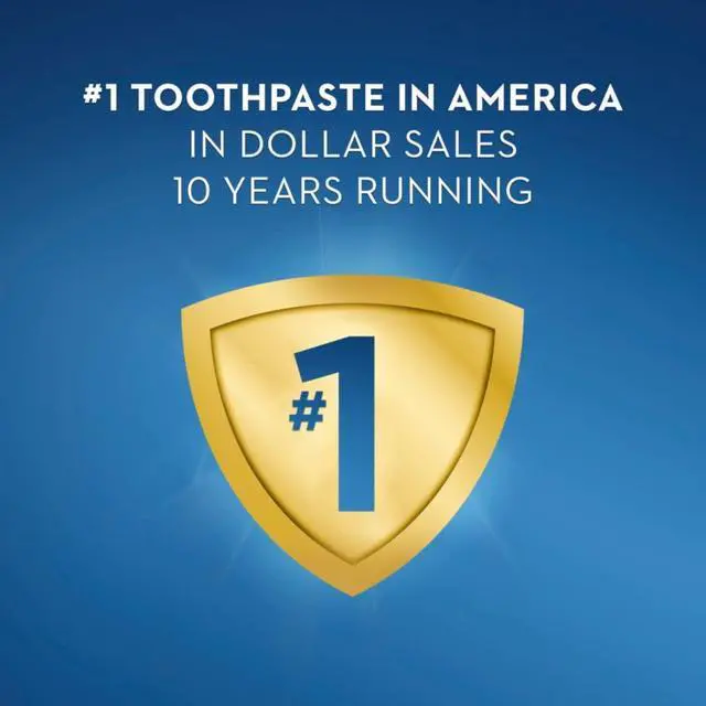 Alt view image 6 of 7 - Tartar Protection Whitening Cool Mint Flavor Toothpaste 8.2 Oz (Pack of 4)