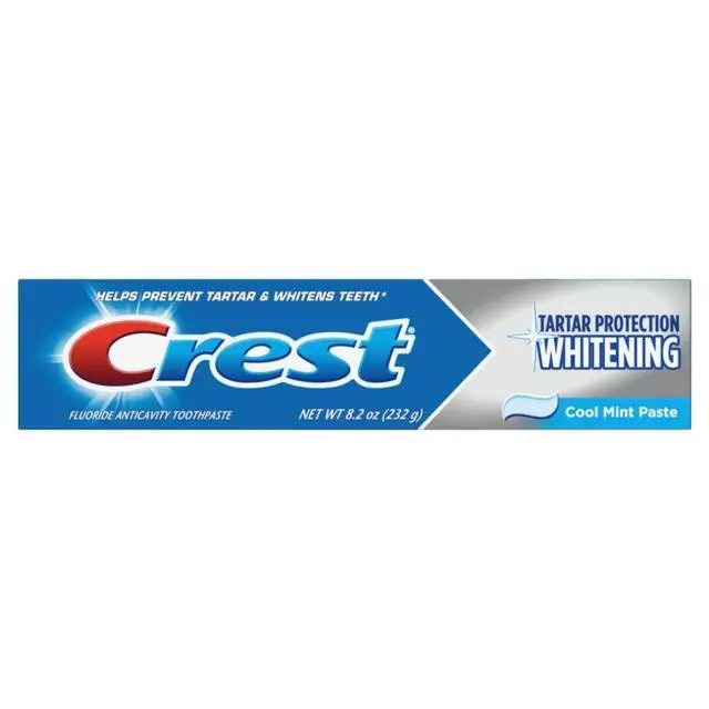 Alt view image 7 of 7 - Tartar Protection Whitening Cool Mint Flavor Toothpaste 8.2 Oz (Pack of 4)
