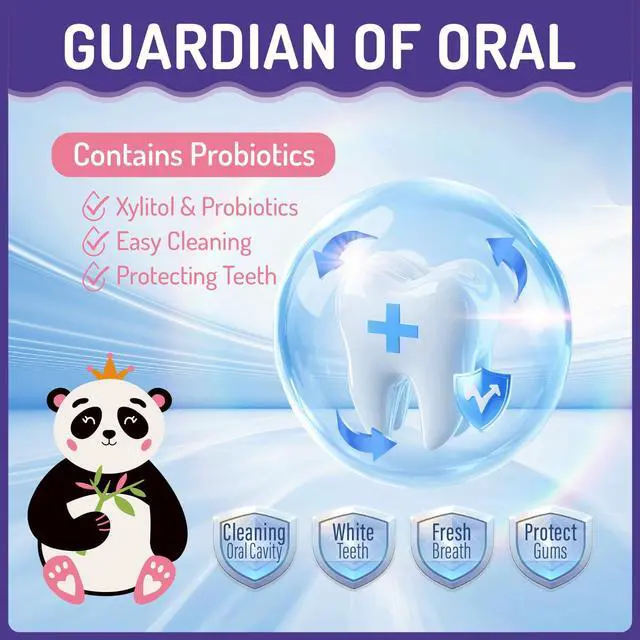 Alt view image 6 of 7 - Kids Oral Spray, Toddler Toothpaste Helper for Cavity Prevention and Fresh Breath, Children Anticavity with Fluoride Free for Newborn to Preschoolers, Kid's Mouth Spray, 40ml/1.35fl.oz (Grape_2P)