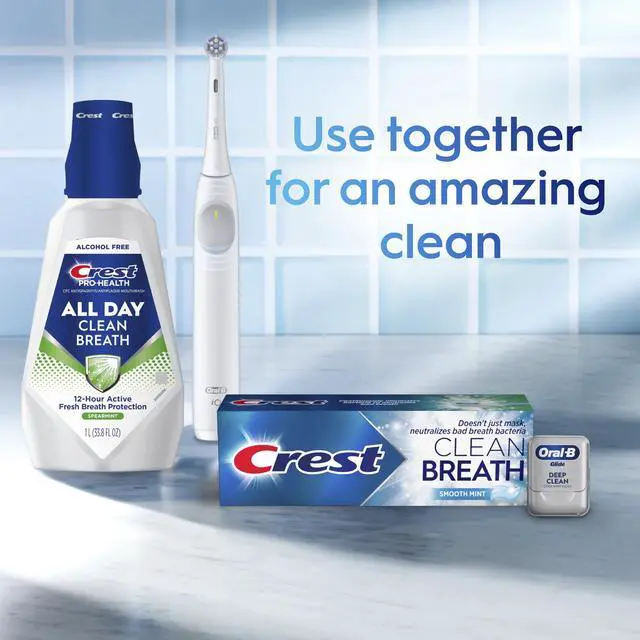 Alt view image 6 of 7 - Toothpaste Clean Breath Smooth Mint 3.3oz Pack of 3 Neutralizes Bad Breath, Antibacterial Protection, Fights Cavities, Freshens Breath, Gently Whitens