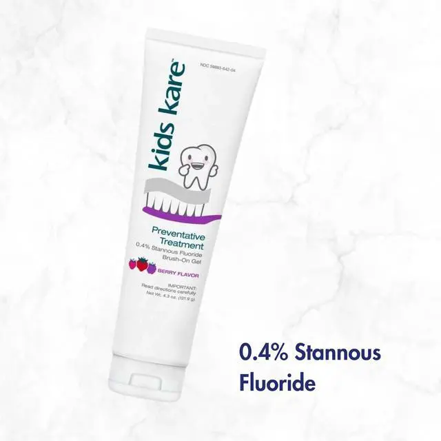 Alt view image 2 of 7 - Kids Kare 0.4% Stannous Fluoride Brush-On Gel, Berry Flavor, 1 Ct