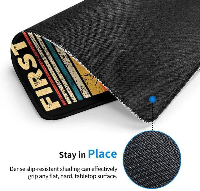 Alt view image 2 of 7 - Cute Funny Square Opossum Mousepad with Durable Stitched Edges Washable, Anti-Slip Rubber Base Wireless Mouse Pads for Desk, Computers, Laptop, Office Desk Accessories 9.5 x7.9 Inch