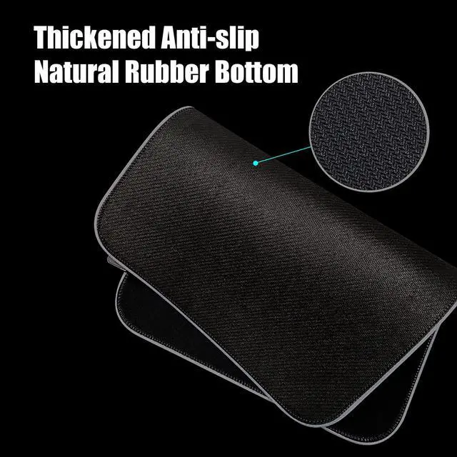 Alt view image 6 of 7 - RGB Large Gaming Mouse Pad, Extended Mouse Pad with 14 Lighting Modes, Superior Micro-Weave Cloth, Non-Slip Base, 800 x 300mm / 31.5 × 11.8 in (Milk Tea)