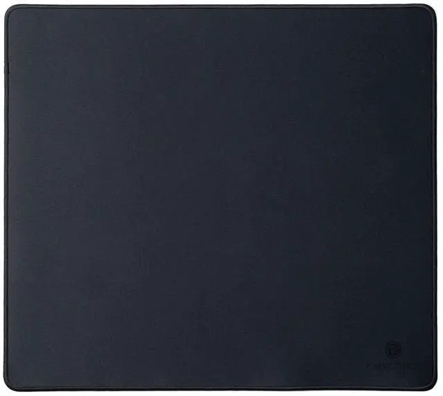 Main image of Large Gaming Mouse Pad 17.7 × 15.7 inch (450 × 400 mm), Ample Space for Mouse Movement, Smooth Micro-Weave Surface for Optical Mice, Non-Slip Rubber Base, Stitched Edges - Black