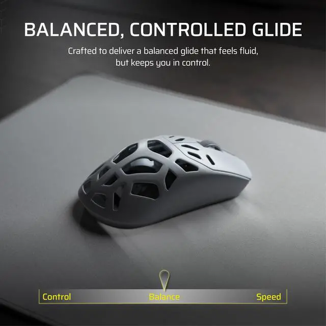 Alt view image 7 of 7 - MM Anti-Fray Cloth Gaming Mouse Pad XXL (930 x 400mm), Precision Micro-Woven Surface, Non-Slip Natural Rubber Base, Stitched Edges Gray