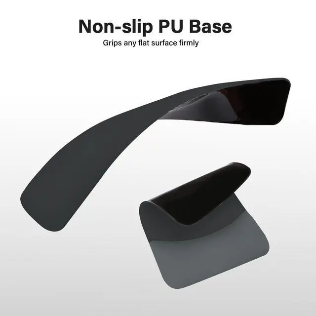 Alt view image 5 of 7 - Wrist Rest Support for Mouse Pad&Keyboard Set, Rectangular Ergonomic Mousepad Non-Slip Base Home/Office Pain Relief&Easy Typing Pad with Neoprene Cloth&Raised Silicone Lining, Slate Gray