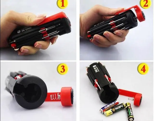 Alt view image 6 of 6 - 8-in-1 Multi-Function Screwdriver Set