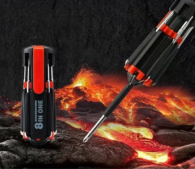 Alt view image 5 of 6 - 8-in-1 Multi-Function Screwdriver Set