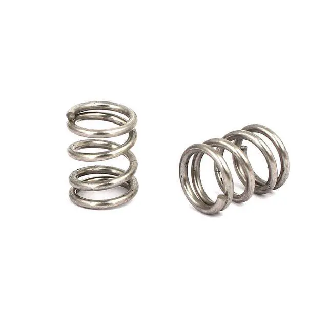 Alt view image 2 of 3 - Compression Spring,304 Stainless Steel,8mm OD,1mm Wire Size,10mm Free Length,Silver Tone,20Pcs