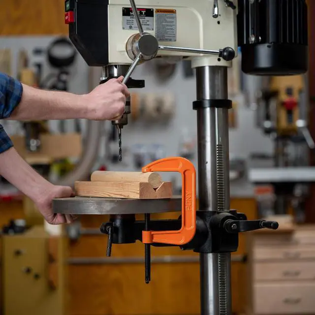 Alt view image 4 of 7 - Jorgensen 2660 6-Inch C-Clamp, Orange