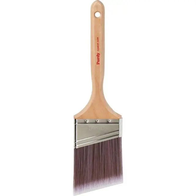 Alt view image 7 of 7 - 3" Angle Sash Firm, Nylon/Polyester Bristle, Paint Brush, Hardwood Handle 144152130-1 Each
