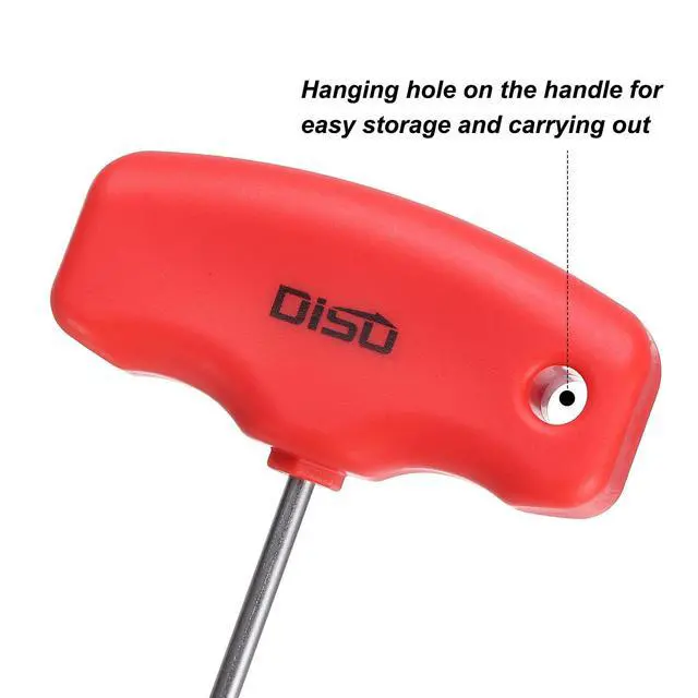 Alt view image 5 of 6 - Torx Screwdriver T6 CR-V Steel T Handle Star Key Wrench for CNC Lather Tool Holder