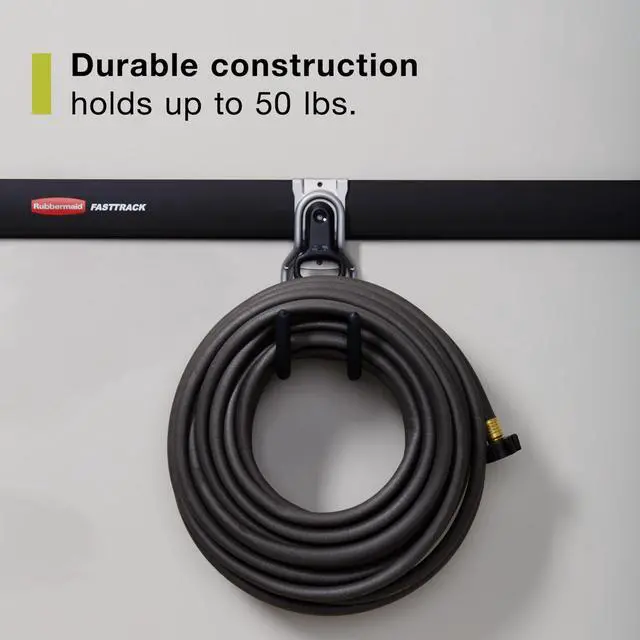 Alt view image 3 of 6 - FastTrack Utility Hook Garage Wall/Tool Hanger Wall Mount and Heavy Duty Tool Hanger for Home/Garage/Wall/Shed Organization