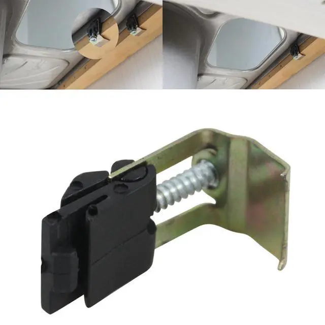 Alt view image 2 of 7 - 10pcs/Set Sink Mounting Set Practical Sink Attachment Clips Sink Mounting Clips Set of 10 for Easy Installation & Repair Pack of 10 Undermount Sink Mounting Clips Sink Mounting Hardware Convenient