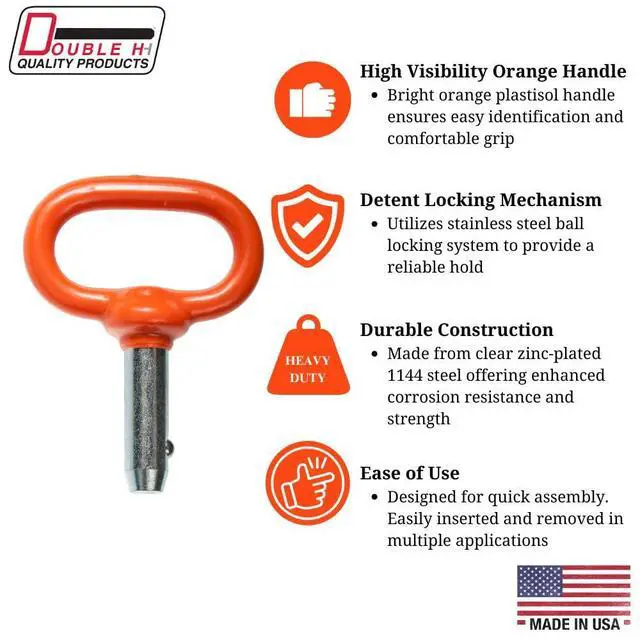 Alt view image 3 of 3 - 85320, Orange Handle Detent 1/2" x 1"