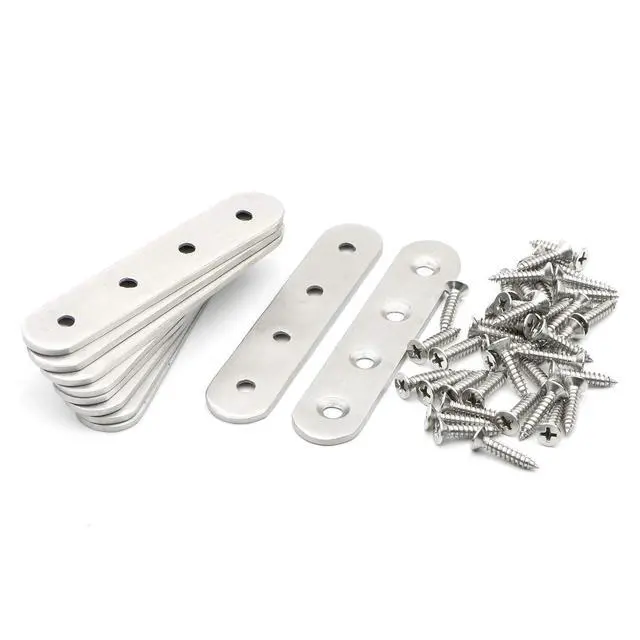 Alt view image 5 of 7 - 3.8 inch Stainless Steel Flat Mending Repair Plate, Pack of 10