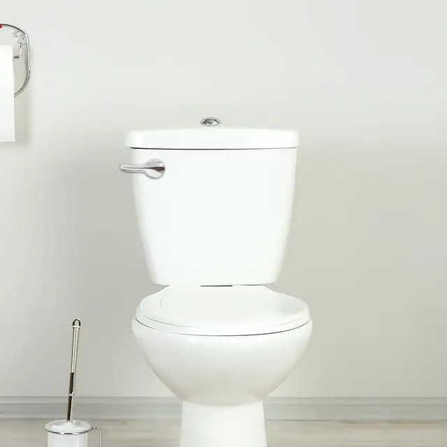 Alt view image 7 of 7 - Universal Toilet Handle Replacement Kit, Front Mount Metal Toilet Flush Lever, Toilet Tank Handle with Brass Arm & Stainless Steel Flapper Chain, Compatible with American Standard & Mansfield