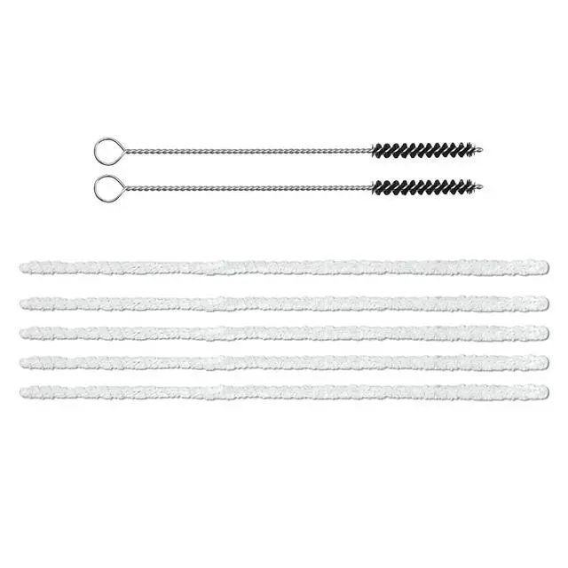 Alt view image 6 of 7 - 3 Pieces Screens and 2 Mouthpiece Compatible Accessories, 5+2 Cleaning Kits and Adjustable Sandwich Pusher 3D Bottom Hardware Set and 1 Spoon Replacement Accessories Parts